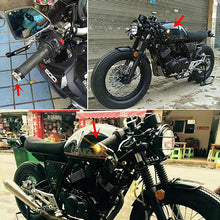 Load image into Gallery viewer, 2Pcs Motorcycle LED Turn Signal light Handle Bar End Blinker for 22mm Handlebar Moto Motorcycle Flashing Lights 12V Blinker Lamp
