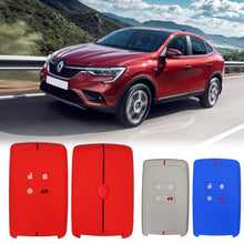 Load image into Gallery viewer, 4 Buttons Silicone Car Key Case Cover For Renault Megane Key Case Megane 3 4 For Renault Kaptur Talisman Sandero Kadjar Clio Accessory
