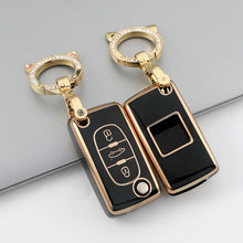 Load image into Gallery viewer, TPU Car Remote Key Case Cover Shell For Peugeot 307 308 107 207 407 607 3008 5008 For Citroen Xsara Picasso C5 C6 C8 Protector Holder Keyless
