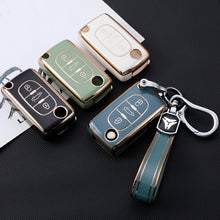 Load image into Gallery viewer, TPU Car Remote Key Case Cover Shell For Peugeot 307 308 107 207 407 607 3008 5008 For Citroen Xsara Picasso C5 C6 C8 Protector Holder Keyless
