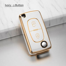 Load image into Gallery viewer, TPU Car Remote Key Case Cover Shell For Peugeot 307 308 107 207 407 607 3008 5008 For Citroen Xsara Picasso C5 C6 C8 Protector Holder Keyless
