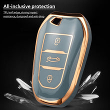 Load image into Gallery viewer, TPU Car Remote Key Case Cover Shell For Peugeot 308 408 2008 3008 4008 5008 508 Citroen C1 C2 C4 C6 C3-XR Picasso Grand DS3 DS5
