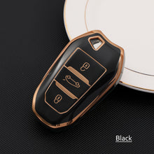 Load image into Gallery viewer, TPU Car Remote Key Case Cover Shell For Peugeot 308 408 2008 3008 4008 5008 508 Citroen C1 C2 C4 C6 C3-XR Picasso Grand DS3 DS5
