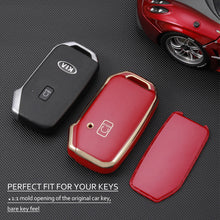 Load image into Gallery viewer, Car Remote Key Case Cover Protective Shell Fob for Kia Telluride Telluride SX 2021 Sportage R 2022 K5 GT Line 2021 Seltos 2020 Keyless
