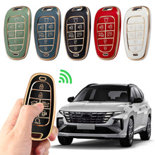 Load image into Gallery viewer, TPU Car Remote Key Case Cover Shell For Hyundai Tucson Santa Fe 2022 NEXO NX4 Atos Prime Solaris 2021 5 Button 7 Button
