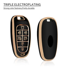 Load image into Gallery viewer, TPU Car Remote Key Case Cover Shell For Hyundai Tucson Santa Fe 2022 NEXO NX4 Atos Prime Solaris 2021 5 Button 7 Button
