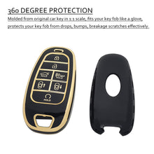 Load image into Gallery viewer, TPU Car Remote Key Case Cover Shell For Hyundai Tucson Santa Fe 2022 NEXO NX4 Atos Prime Solaris 2021 5 Button 7 Button
