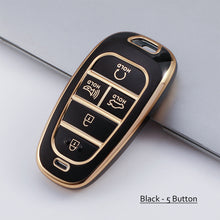 Load image into Gallery viewer, TPU Car Remote Key Case Cover Shell For Hyundai Tucson Santa Fe 2022 NEXO NX4 Atos Prime Solaris 2021 5 Button 7 Button
