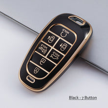Load image into Gallery viewer, TPU Car Remote Key Case Cover Shell For Hyundai Tucson Santa Fe 2022 NEXO NX4 Atos Prime Solaris 2021 5 Button 7 Button
