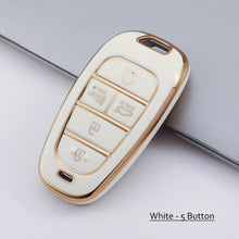 Load image into Gallery viewer, TPU Car Remote Key Case Cover Shell For Hyundai Tucson Santa Fe 2022 NEXO NX4 Atos Prime Solaris 2021 5 Button 7 Button
