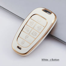 Load image into Gallery viewer, TPU Car Remote Key Case Cover Shell For Hyundai Tucson Santa Fe 2022 NEXO NX4 Atos Prime Solaris 2021 5 Button 7 Button
