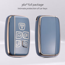 Load image into Gallery viewer, Car Key Case Cover TPU Shell Fob For Land Rover Range Rover Sport Evoque Freelander2 For Jaguar XF XJ XJL XE C-X16 XKR XK Protector Keyless Accessories
