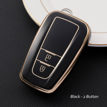 Load image into Gallery viewer, 2/3 Button TPU Car Remote Key Case Cover Shell Fob For Toyota Corolla CHR C-HR RAV4 Prius Camry Altis Land Cruiser Prado Keyless
