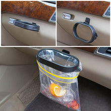 Load image into Gallery viewer, Car Trash Can Hanging Frame Storage Bin Storage Box Foldable Car Organizer Frame Car Trash Box Car Interior Supplies Trash Bag
