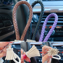 Load image into Gallery viewer, Rhinestone Cute Bear Key Chain Tassels Keychain Anti-lost Pendant Holiday Car Key Ring Chain Holder Keyfob Jewelry For Girls Gift
