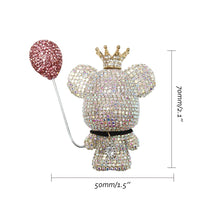 Load image into Gallery viewer, Cartoon Charm Bear Air Ball Freshener Ornaments Creative Crystal Diamond Decoration Outlet Car Airball Aromatherapy Accessories
