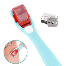 Load image into Gallery viewer, Pedicure Peeling Foot File Dead Skin Peeling Calluses Shaving Knife Foot Skin Tool Portable Travel Household Foot Scraper

