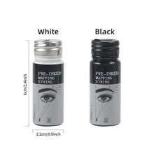 Load image into Gallery viewer, 30m Microblading Mapping String Eyebrow Marker Beauty String Thread Mapping Brows Point White Positioning Line Beauty Tools
