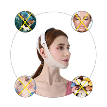 Load image into Gallery viewer, Silicone V Line Face Slimming Bandage Women Chin Cheek Lift Up Belt Face Shaper Facial Anti Wrinkle Strap Skin Care Beauty Tools
