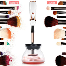 Load image into Gallery viewer, Electric Makeup Brush Cleaner Dryer Set Machine Silicone Makeup Brushes Washing Cleaning Tool Automatic Cosmetic Brushes Cleaner
