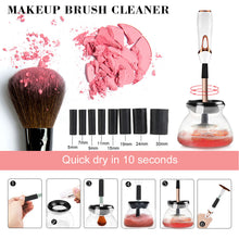 Load image into Gallery viewer, Electric Makeup Brush Cleaner Dryer Set Machine Silicone Makeup Brushes Washing Cleaning Tool Automatic Cosmetic Brushes Cleaner
