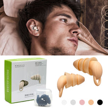 Load image into Gallery viewer, Soft Silicone Soundproof Earplugs Sleeping Ear Plugs Anti-Noise Protection Earplugs for Ear Travel Portable Ear Plugs
