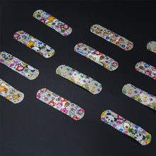 Load image into Gallery viewer, 100pcs Transparent Waterproof Cartoon Band-aid Cute Breathable Super Elastic Portable Household Cartoon Wound Strips Bandages
