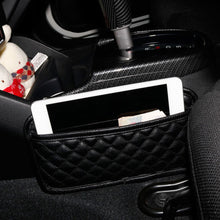 Load image into Gallery viewer, Car Storage Pocket Seat PU Leather Door Center Console Organizer for Small Stuff Bag All Vehicles
