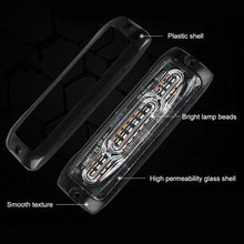 Load image into Gallery viewer, 12LED Emergency Ambulance Strobe Light 16 Modes Flashing Lighting Pickup Trucks Side Warning Signal Lamp
