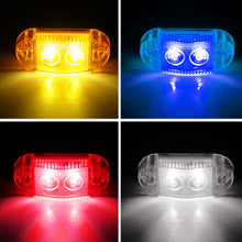 Load image into Gallery viewer, Car 24 LED Side Marker Lights External square Lights Warning Tail Light Auto Trailer Truck Lorry clearance Lamps 12-36V
