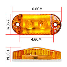Load image into Gallery viewer, Car 24 LED Side Marker Lights External square Lights Warning Tail Light Auto Trailer Truck Lorry clearance Lamps 12-36V
