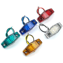 Load image into Gallery viewer, Car LED Side Marker Lights External square Lights Warning Tail Light Auto Trailer Truck Lorry clearance Lamps 10-30V
