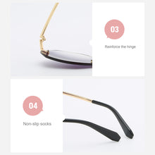Load image into Gallery viewer, Metal Frameless Sunglasses Fashion Simple Polygonal Sunglasses UV Protection Outdoor Sunglasses For Women
