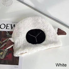 Load image into Gallery viewer, Sweet Cute Little Sheep Hat Thicken Warm Lamb Wool Hat Fashion Leisure Plush Hat Winter Outdoor Warm Hat
