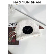 Load image into Gallery viewer, Sweet Cute Little Sheep Hat Thicken Warm Lamb Wool Hat Fashion Leisure Plush Hat Winter Outdoor Warm Hat
