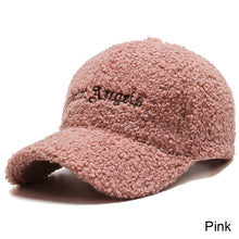 Load image into Gallery viewer, Women Men Lamb Wool Thermal Baseball Cap Fashionable Versatile Cap Casual Adjustable Lamb Wool Cap for Autumn and Winter
