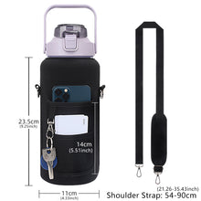 Load image into Gallery viewer, Outdoor Sport Water Bottle Cover Sport Camping Accessories Cup Sleeve Vacuum Cup Sleeve Pouch Portable Insulat Bag With Strap
