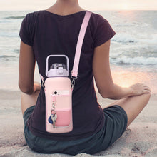 Load image into Gallery viewer, Outdoor Sport Water Bottle Cover Sport Camping Accessories Cup Sleeve Vacuum Cup Sleeve Pouch Portable Insulat Bag With Strap
