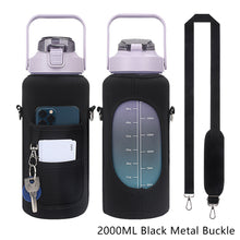 Load image into Gallery viewer, Outdoor Sport Water Bottle Cover Sport Camping Accessories Cup Sleeve Vacuum Cup Sleeve Pouch Portable Insulat Bag With Strap
