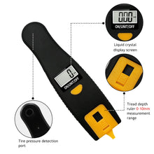 Load image into Gallery viewer, 2 In 1 Car Tire Tyre Air Pressure Gauge Meter LCD Digital Display Manometer Barometers Tester Truck Motorcycle
