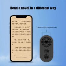 Load image into Gallery viewer, Mobile Phone Bluetooth Remote Control 7-button Charging Wireless Photo Self-recording Video Page Flip Selfie
