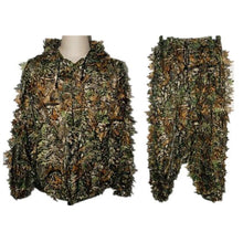 Load image into Gallery viewer, Men 3D Maple Leaf Ghillie Suits Jungle Sniper CS Bionic Camouflage Suit
