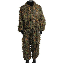 Load image into Gallery viewer, Men 3D Maple Leaf Ghillie Suits Jungle Sniper CS Bionic Camouflage Suit
