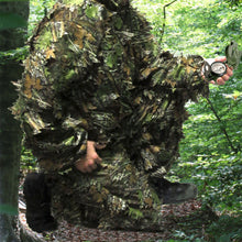 Load image into Gallery viewer, Men 3D Maple Leaf Ghillie Suits Jungle Sniper CS Bionic Camouflage Suit
