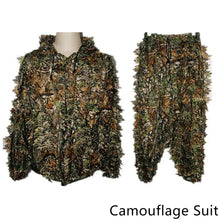 Load image into Gallery viewer, Men 3D Maple Leaf Ghillie Suits Jungle Sniper CS Bionic Camouflage Suit
