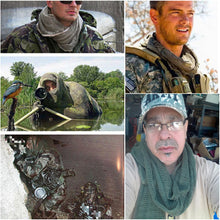 Load image into Gallery viewer, Outdoor Camping Hunting Military Tactical Scarf Camouflage Mesh Neck Scarf Sniper Face Scarf Veil Head Wrap
