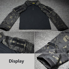 Load image into Gallery viewer, Camping Hunting Clothing Army CP Camouflage Multicam Military Combat T-Shirt Men Airsoft Paintball Tactical Shirt
