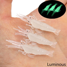 Load image into Gallery viewer, 4/10PCS Shrimp Fishing Lures Artificial Soft Shrimp Lure Worm For Fishing Bait Hook Sharp Crankbait Lures Silicone Prawn Bait
