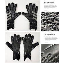 Load image into Gallery viewer, Unisex Football Gloves Soccer Goalkeeper Gloves Strong Grip Soccer Goalie Gloves Outdoor Sports Gloves Latex Football Gloves
