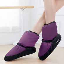 Load image into Gallery viewer, Warm Bootie Ballet for Women Dance Training Shoes Winter Thermal Down Boot for Ladies Dance Sneakers

